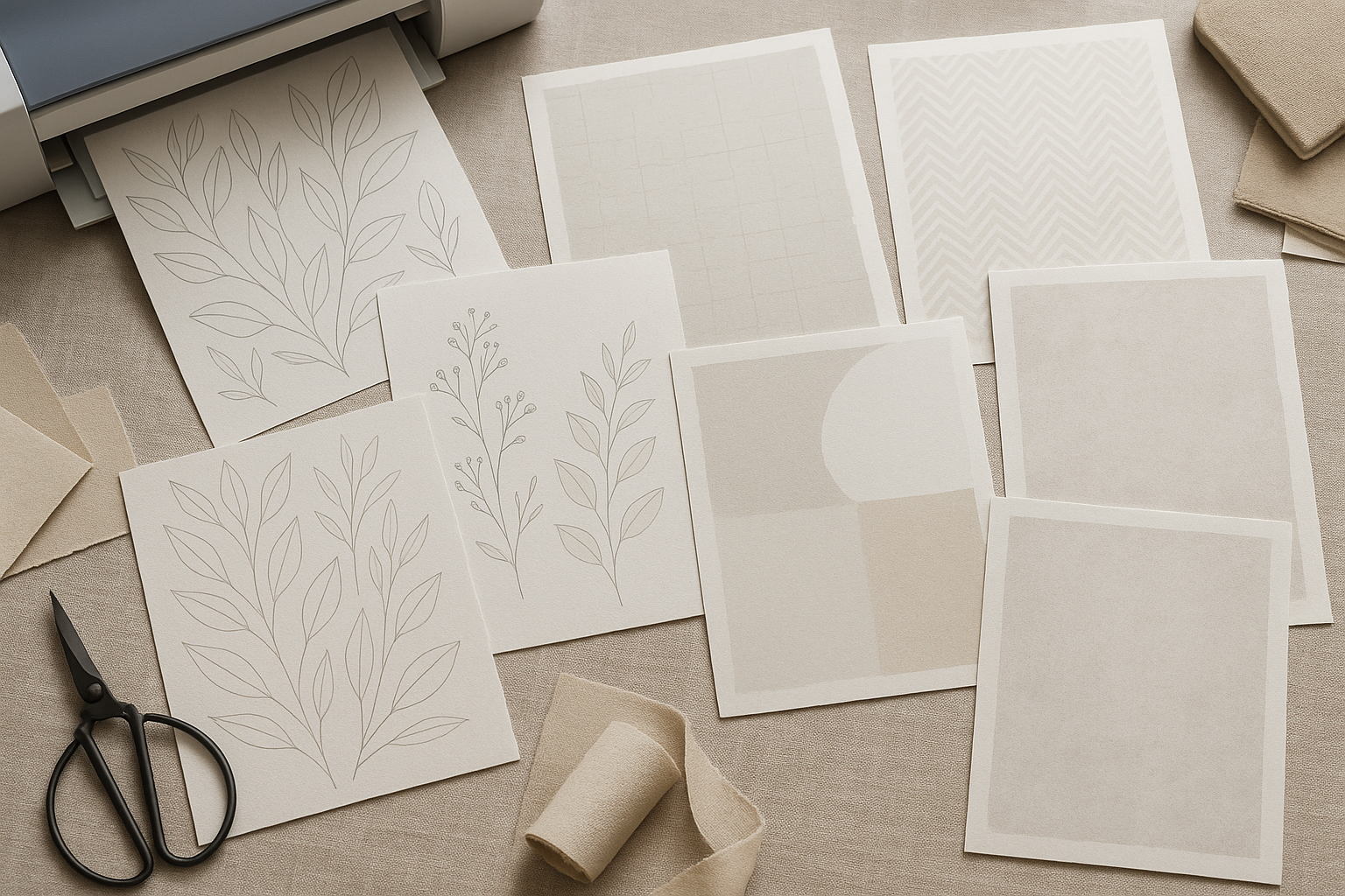 printed for crafting on Black Diamond Inkjet Paper